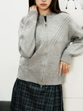 Women Knitted Cardigan Fall Coat Top