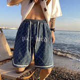 Men Jeans Denim Shorts Men's Summer Loose Shorts