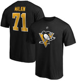 NHL T-Shirts NHL Penguin Ice Hockey Suit T-Shirt Sports Loose T-Shirt Short Sleeve