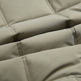 Unisex Winter Cotton Coat Stand-up Collar Cotton-Padded Clothes Vintage Zipper Pocket Warm-Keeping Cotton Clothing