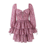 Women Dresses Spring/Summer Cake Dress Short Skirt (Xds0414)