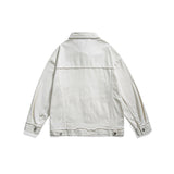 Unisex Jacket Vintage Overalls Jacket Men and Women Couple's Tops Loose Jacket
