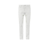 MIJKO Men Vintage Pants MIJKO Zipper Trim Trousers Slim-Fit Jeans