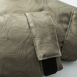 Unisex Winter Cotton Coat Decorative Hooded down Jacket Vintage Outdoor Waterproof down Jacket