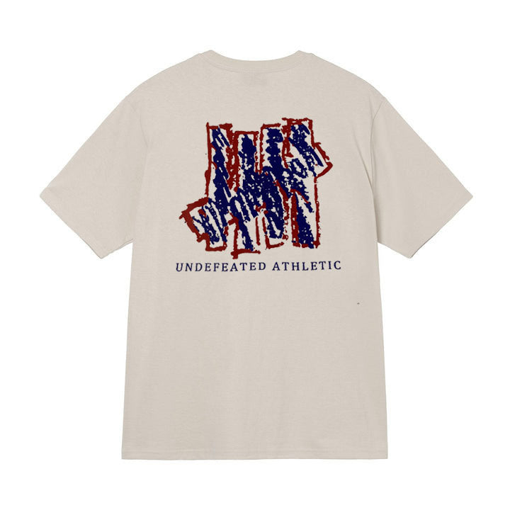 UNDEFEATED T Shirts Crew Neck Men's and Women's Loose