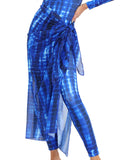 Muslim Bathing Suits 3-Piece Muslim Swimsuit Printed Beach Swimsuit Chest Pad Apron
