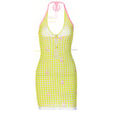 Women Dresses Spring Backless Sheath Dress