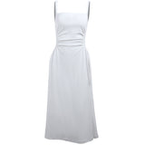 Women Dresses Dress Long Dress with Suspenders (Csm202403)