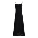 Women Dresses Summer Sling Dress Butterfly Texture Sexy Dress (Xds0414)