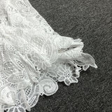 Women's Evening Dress round Neck Hollow Lace Slim-Fit Sheath Dress