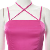 Women Dresses Spring Sexy Suspenders Dress (Bla0420)