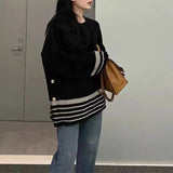 Women Knitwear Autumn and Winter round Neck Knitwear Loose Sweater