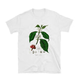 Vintage Coffee Plant Illustration T-Shirt Botanical Graphic