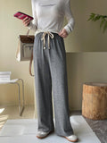 Women Sweatpants Straight Wide Leg Casual Trousers Track Sweatpants