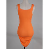 Women Dresses Summer Square Collar Pleated Hip Skirt Sexy Vest Suspender Skirt Skirt