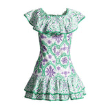 Women Dresses Summer Hollow out Skirt Dress (Qymy0409)