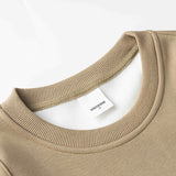 Unisex Winter Cotton Coat round Neck Sweater Retro Long Sleeve Velvet Hoodie