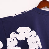 Denim Tears T Shirts Kapok Puff Print Short Sleeve T-shirt