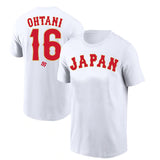 MLB T-Shirts MLB Otani Shohei Jersey T-Shirt Sports T-Shirt Short Sleeve