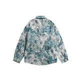 Unisex Jacket Embroidered Jacket Men's Loose Casual Polo Collar Coat