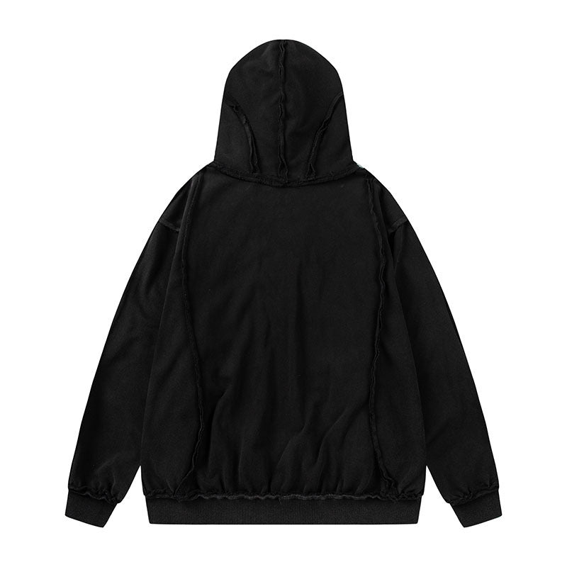 Men Hoodie Men and Women Oversize Heavy Weight Zipper Cardigan Outerwear
