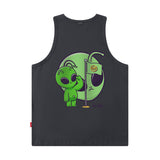 Men Vest Cartoon Printed Vest Loose Summer Sleeveless T-shirt Men and Women