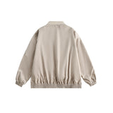 Unisex Jacket Autumn Vintage Jacket Men Loose Baseball Collar Coat