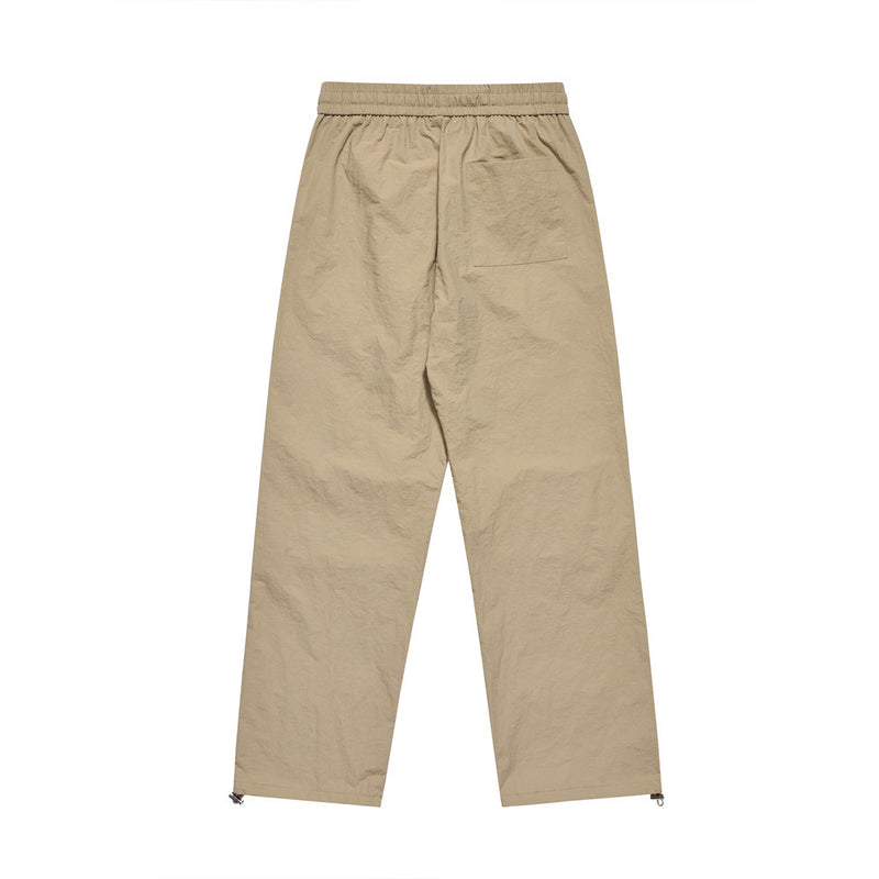 Men Sweatpants Casual Pants Men Loose Pleated Paratrooper Pants Ankle-Tied Sports Pants