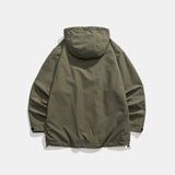Unisex Jacket Autumn Windproof Hood Coat