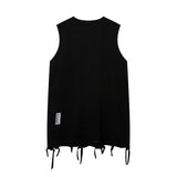 Women Vest Hiphop Loose Sleeveless T-shirt Sports Top