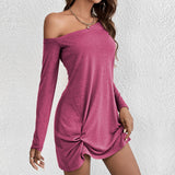 Women Dress Autumn and Winter Long Sleeve Loose Casual Dress