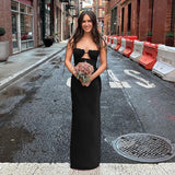 Women Dresses Satin Dress Spring Sexy Suspender Dress (Csm202403)