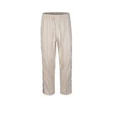 MIJKO Mens Vintage Pants Zipper-embellished Drawstring Slacks