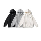 Unisex Winter Cotton Coat Winter Back Printed Hoodie Retro Loose Long Sleeve Top
