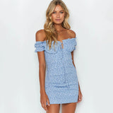 Women Dresses Sexy Summer Dress Floral Dress Skirt (Bla0420)