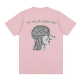 Vintage My Next Piercing Funny Meme T Shirt Men's O-Neck