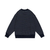 Unisex Hoodie Autumn Striped Printed Sweater