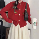 Women Knitwear Spring Sweater Coat Loose Knitted Cardigan