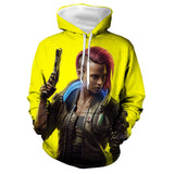 Cyberpunk 2077 Hoodie Samurai Themed Hoodie Sweatshirt Surrounding the Game