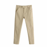Women Sweatpants Slim-Fitting Straight Pants Suit Pants
