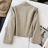 Women Suits Fall Casual Suit Jacket Long Sleeve Cardigan Top