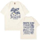 Basgiath War College Graphic T Shirt Fourth Wing Dragon