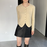 Women Cardigan Sweater Spring Sweater Cardigan Long Sleeve Button Sweater Q720