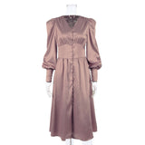 Women Dress Autumn and Winter Dress Long Skirt