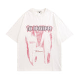 Men T Shirt Graffiti Printing Couple Short Sleeve T-shirt