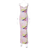 Women Dresses Summer Slim Fit Backless Sling Dress