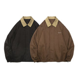 Unisex Jacket Vintage Safari Jacket Jacket Lapel Tooling Jacket Profile Baggy Coat