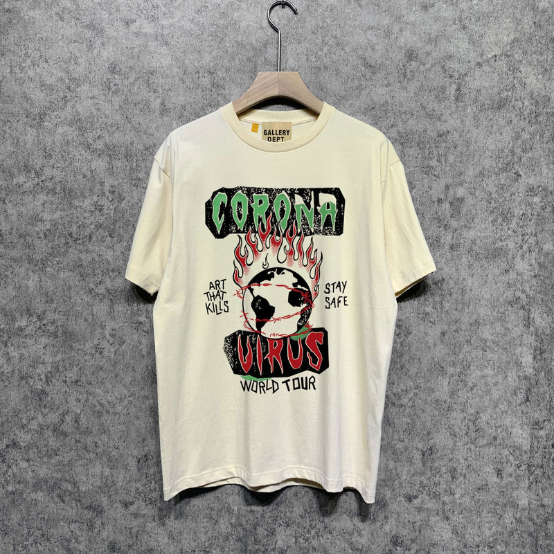 Gallery Dept T Shirts European And American Tee Shirt Short Sleeve T-Shirt Blouse