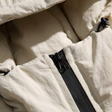 Unisex Winter Cotton Coat Winter Hooded Cotton-Padded Clothes Vintage Printed Loose and Warm Cotton-Padded Clothes