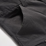 Men Sweatpants Workwear Casual Pants Pleated Paratrooper Pants Straight-Leg Trousers